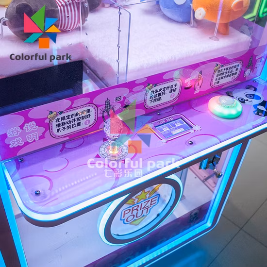 Colourfulpark 게임 센터/게임 구역/유원지/아케이드 게임/유원지/비디오 게임/자동 판매기/클로/크레인 기계